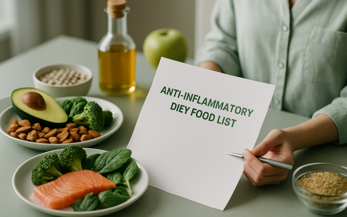 Your Guide to an Anti-Inflammatory Diet Food List