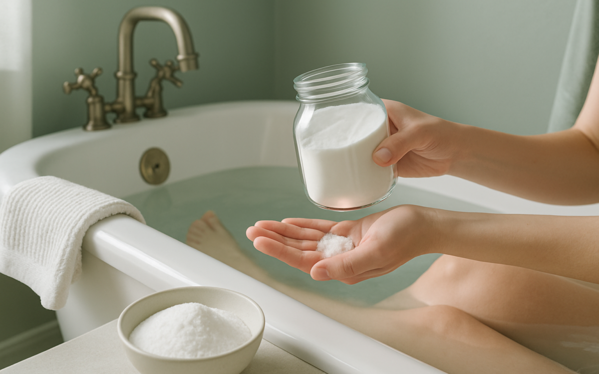 Discovering the Benefits of a Bread Soda Bath