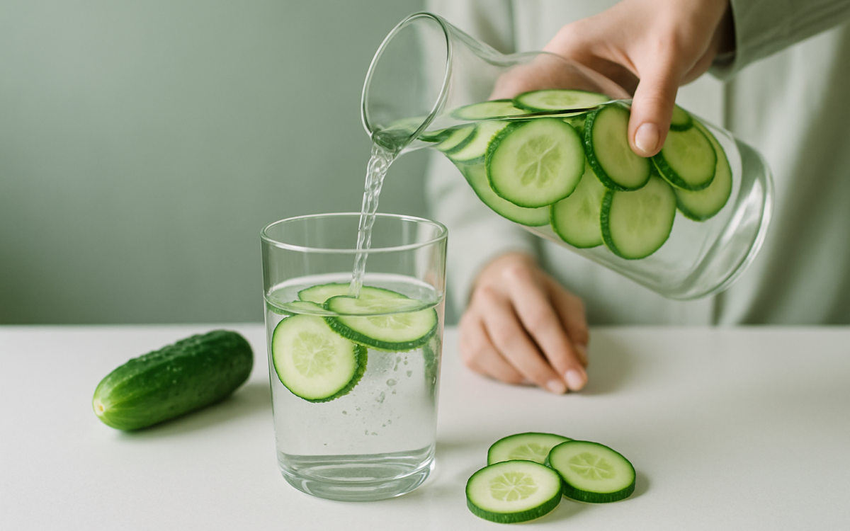 Refreshing cucumber water: Hydration and health perks