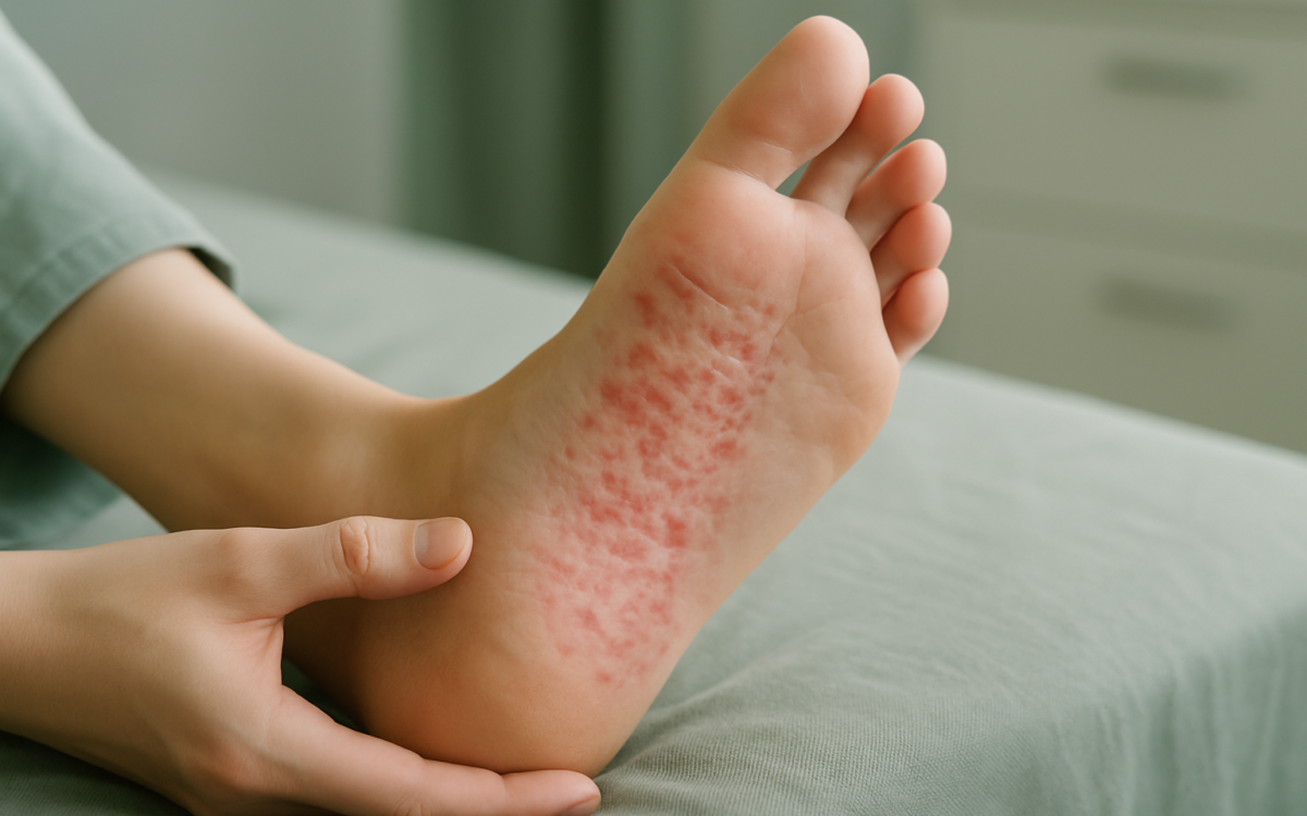 Understanding Foot Rash: Causes, Treatment, and Care