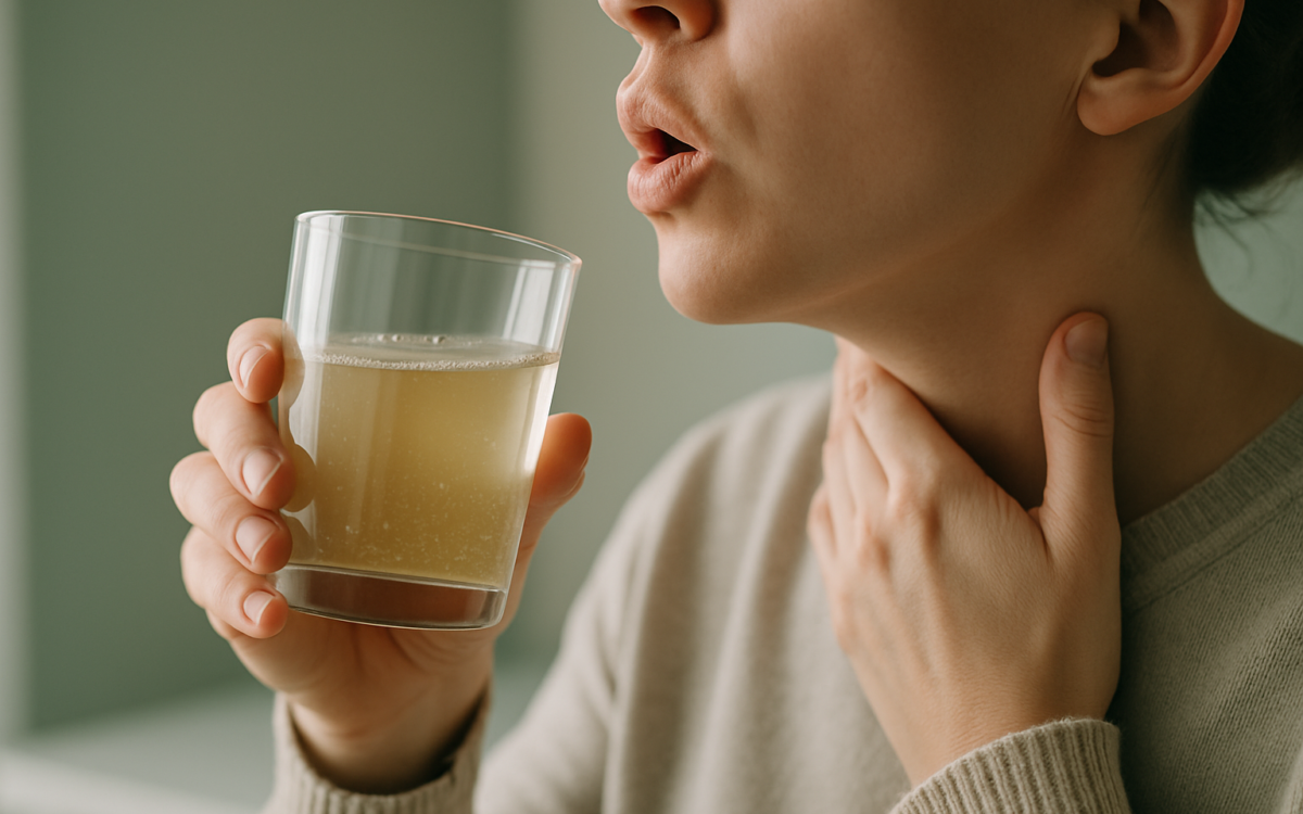 Gargle with Warm Salt Water: A Simple Soothing Remedy