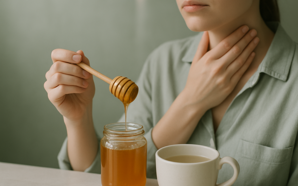 The Sweet Relief: Honey for Sore Throat Soothing
