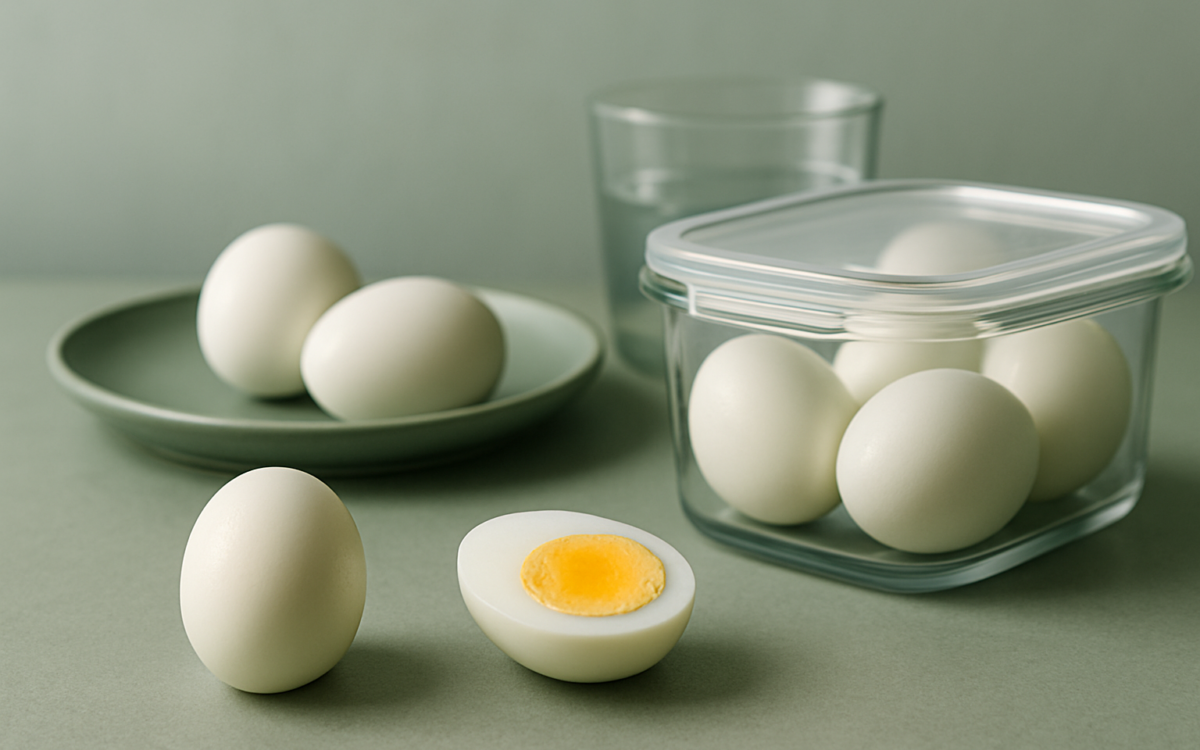 Hard boiled eggs: freshness, storage, and safety tips