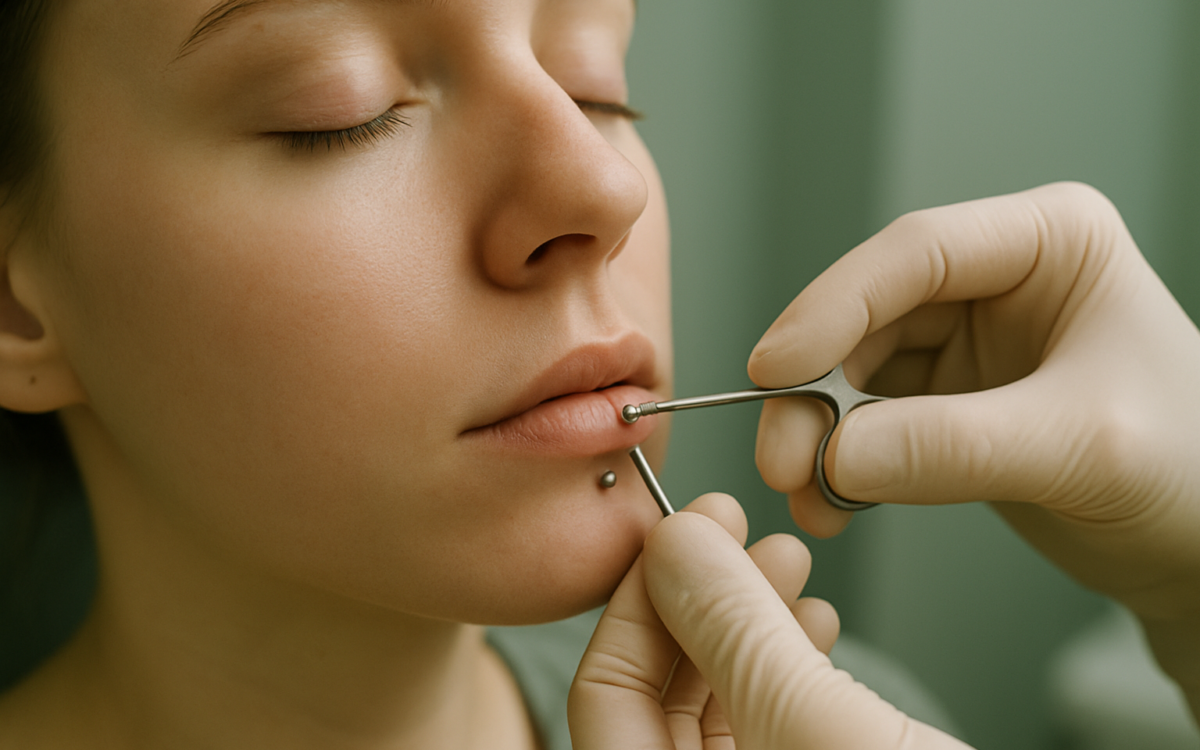 Everything You Need to Know About Labret Piercing Care
