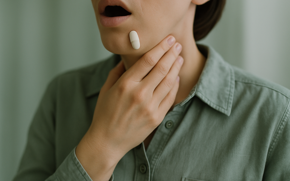 What to Do If a Pill Gets Stuck in Your Throat