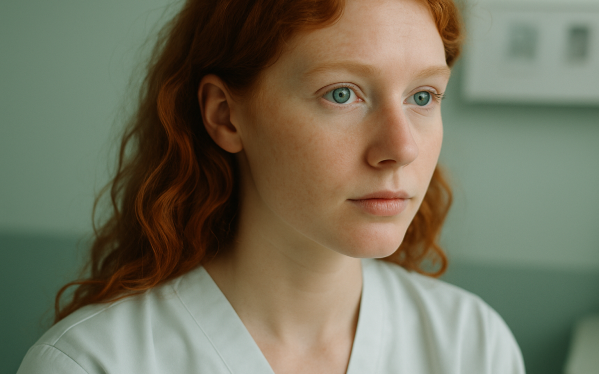 The Beauty and Science of Red Hair and Blue Eyes