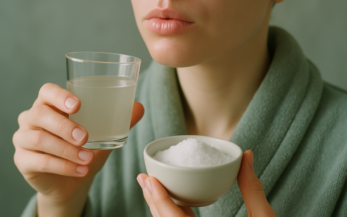 The Benefits of Salt Water Rinses for Oral Health