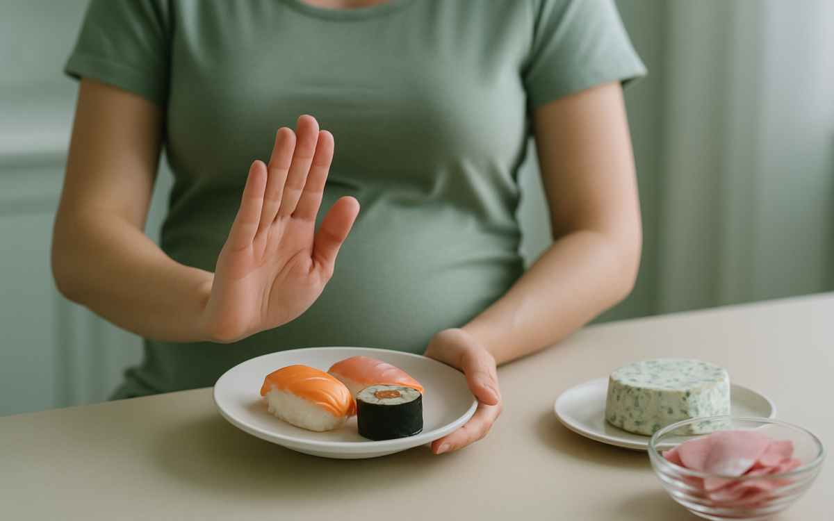 What to avoid eating when you're expecting: a guide