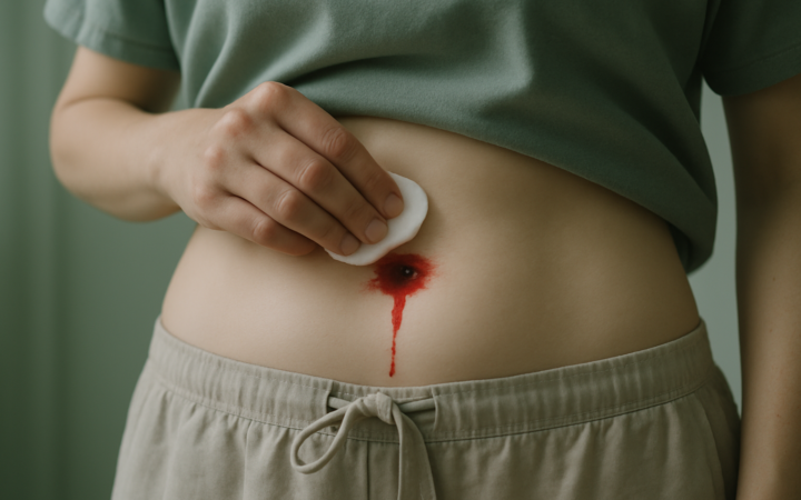 Understanding Bleeding from the Belly Button
