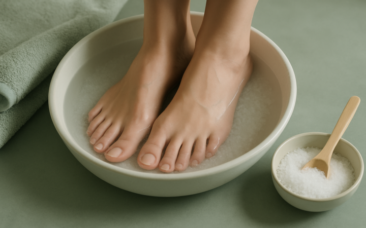 The Soothing Benefits of Soaking Your Feet in Epsom Salt