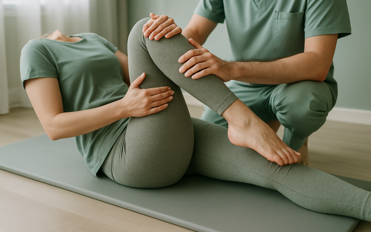 Easy stretching exercises to alleviate hip joint pain