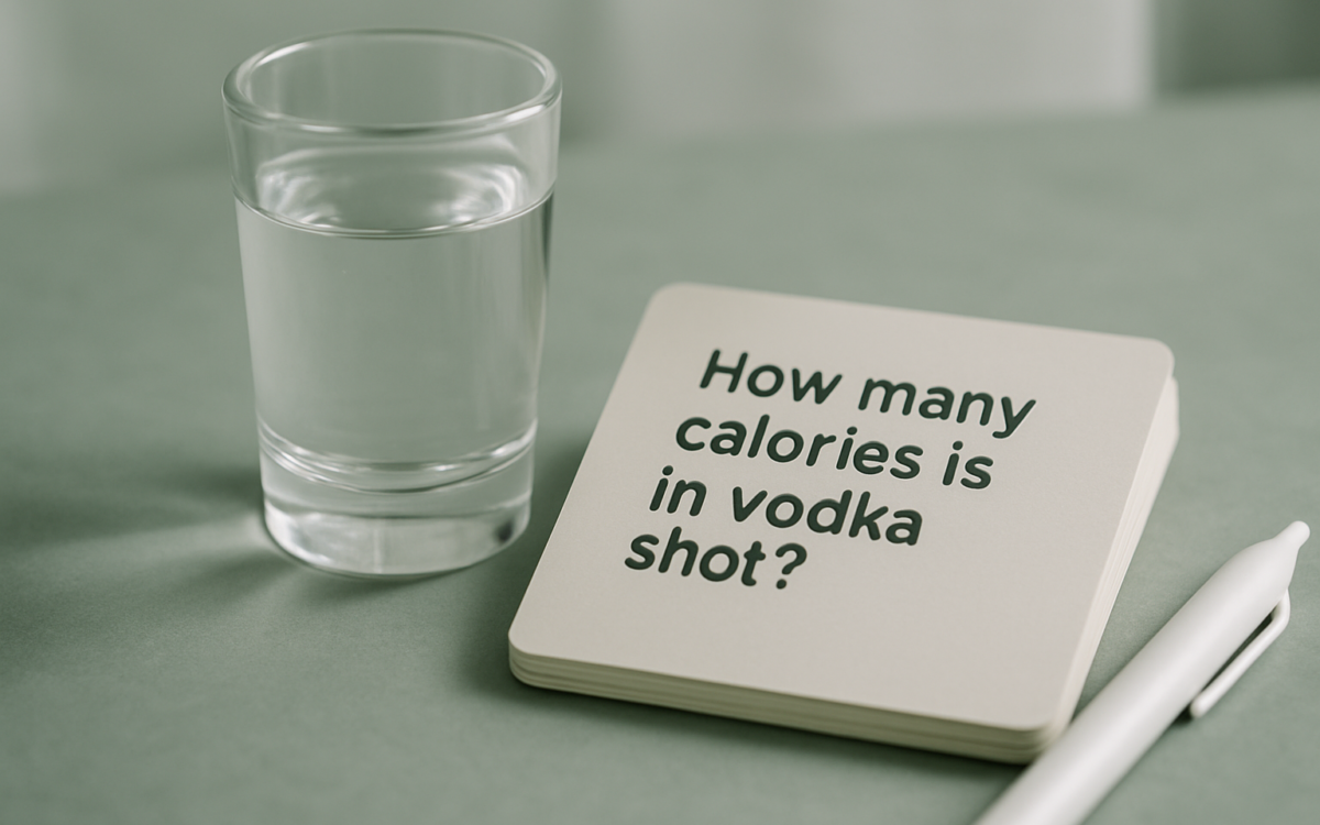 Unveiling the Caloric Content of a Vodka Shot