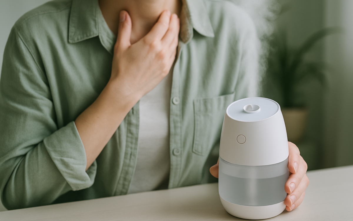 How a Humidifier Can Help with Voice Loss