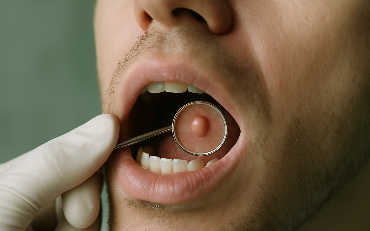 Understanding lumps on the upper mouth: Causes and care