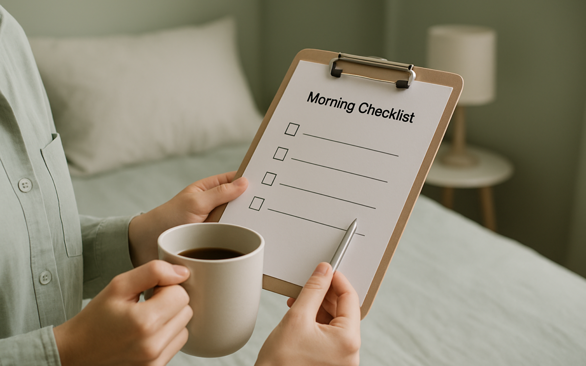 Crafting Your Morning Checklist for a Healthy Start