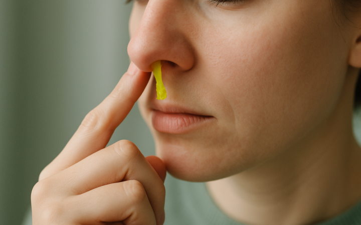 The Mystery of Neon Yellow Boogers Explained