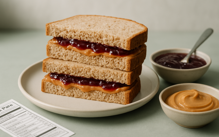 Understanding the Nutrition Facts of a PB and J Sandwich