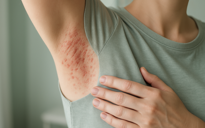 Understanding rashes under the armpit: Causes and care