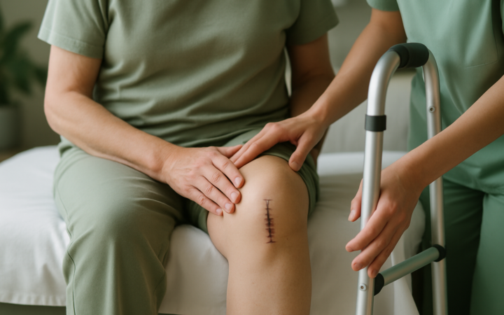 Gentle steps to recovery after knee replacement surgery