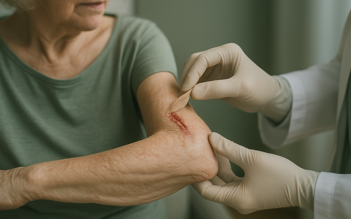 Understanding Skin Tears: Causes, Care, and Prevention