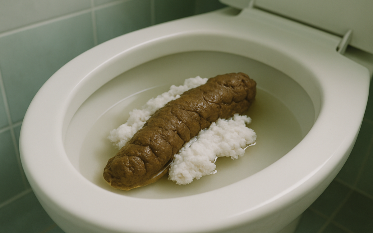 Understanding the white stuff around feces and what it means
